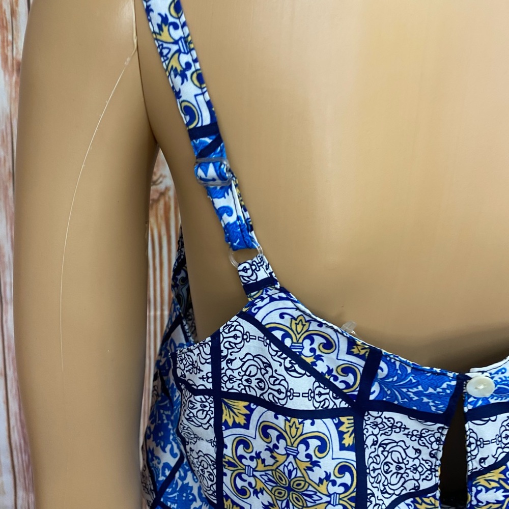 Thread Story Patchwork Print Romper - Picture 8 of 13